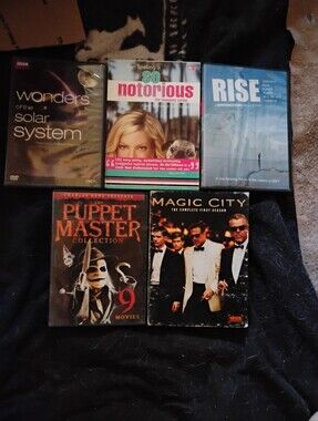 5 Five DVDs Various Titles Various Genres Bundled Lot Good - Excellent Condition